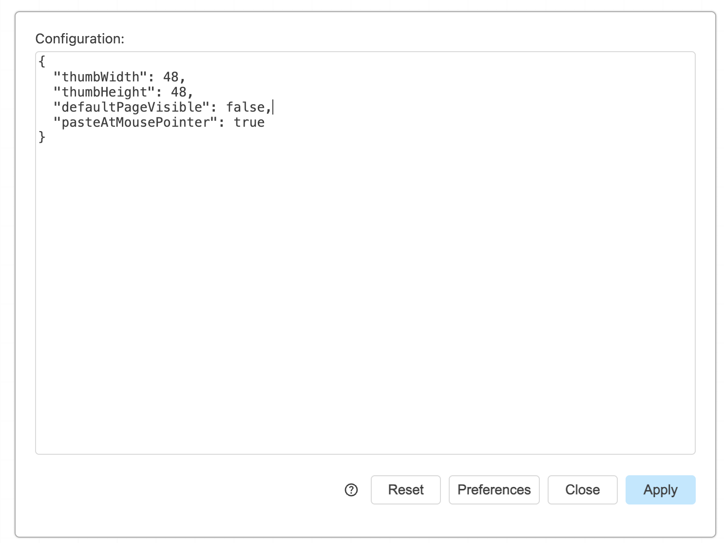 Configuration Editor